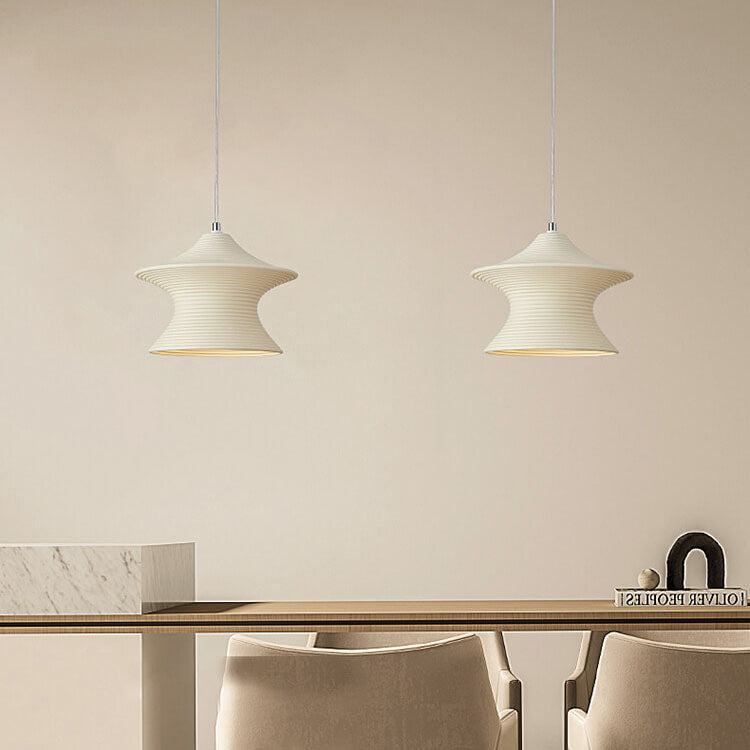 Scandinavian Modern Minimalist Gyro Resin 1-Light Pendant Light