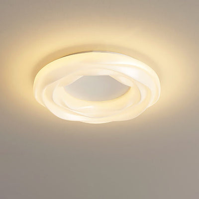 Modern Simple Iron Cookie LED Flush Mount Ceiling Light