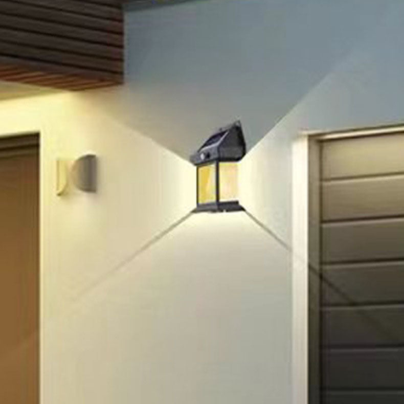 Modern Art Deco House ABS LED Outdoor Wall Sconce Lamp For Garden