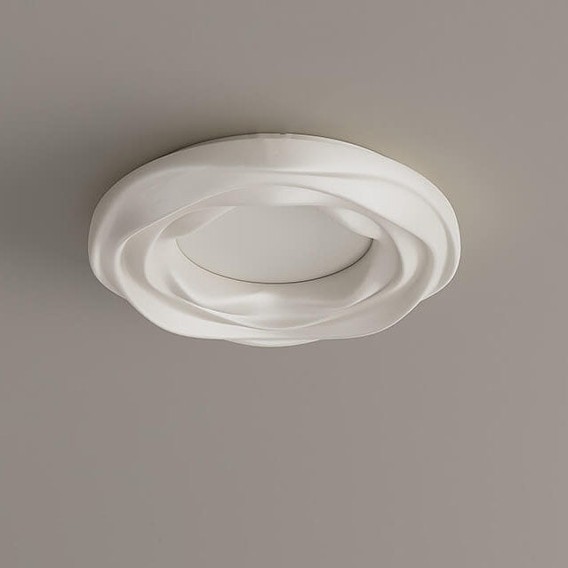 Modern Simple Iron Cookie LED Flush Mount Ceiling Light