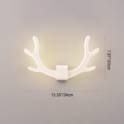 Moderne Acryl Nordic Creative Geweih Form LED Wandleuchte Lampe 