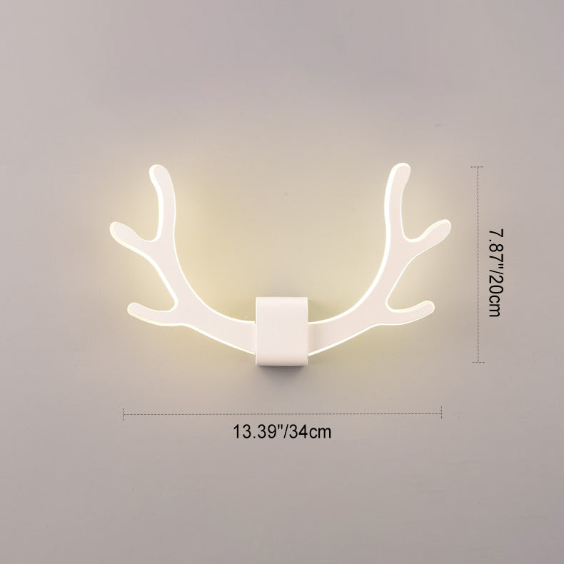 Moderne Acryl Nordic Creative Geweih Form LED Wandleuchte Lampe 