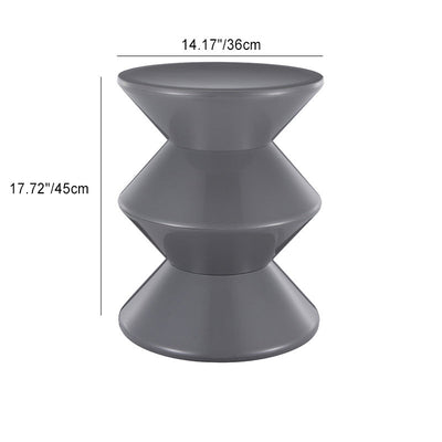 Modern Minimalist Hourglass Plastic PP Chair For Living Room