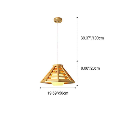 Nordic Vintage Grün Messing Glas 1-flammige Pendelleuchte 