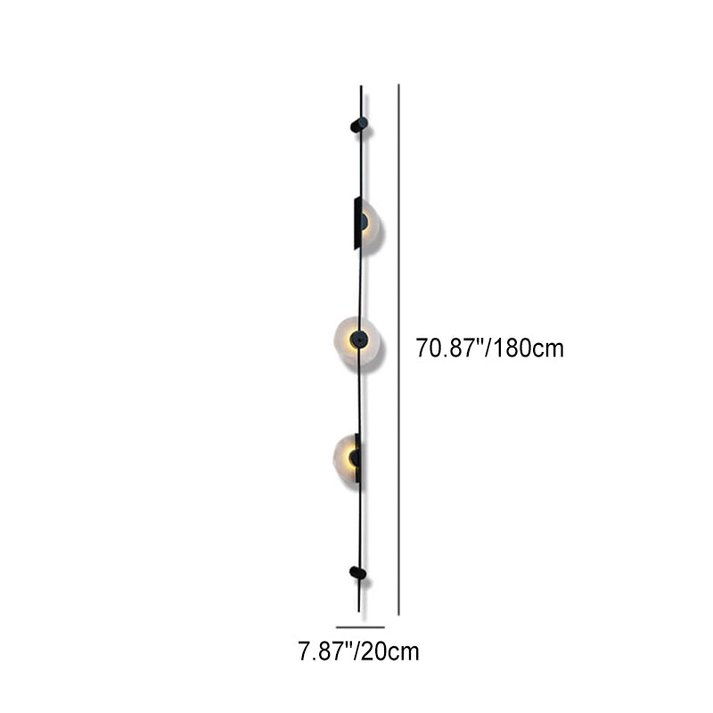 Moderne minimalistische drehbare LED-Wandleuchte