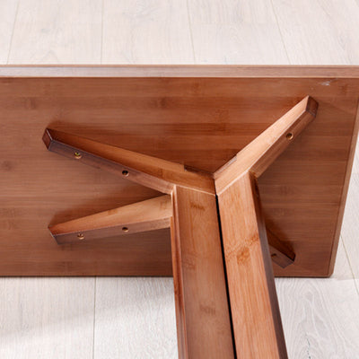 Modern Minimalist Square Wood End Table For Living Room