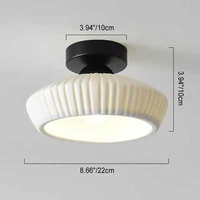 Modernes, minimalistisches Macron Semi-Flush Mount Light 