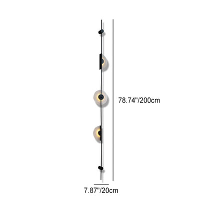 Moderne minimalistische drehbare LED-Wandleuchte