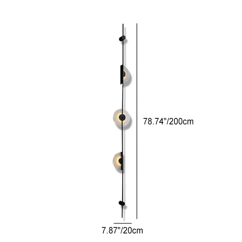 Moderne minimalistische drehbare LED-Wandleuchte