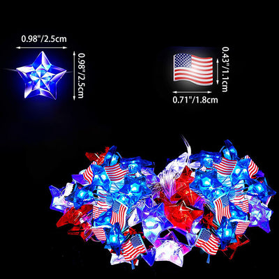 Weihnachtsdekorations-Schnur-Licht gemalte Glocken-Elch-Batterie-Kasten LED-Licht-Schnur-Licht 