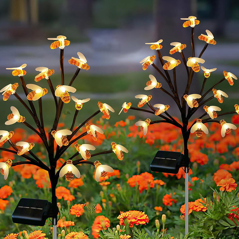 Dekoratives Solar-LED-Gartenboden-Einsatz-Landschaftslicht für den Außenbereich aus Acryl 