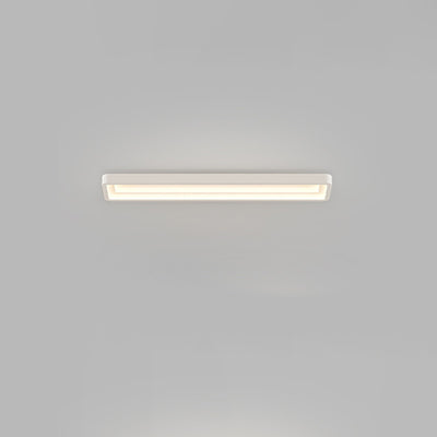 Contemporary Simplicity Rectangle Acrylic Iron LED Flush Mount Ceiling Light For Hallway