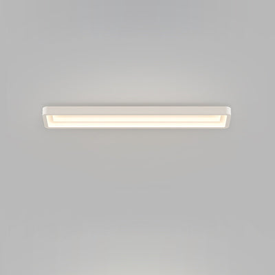 Contemporary Simplicity Rectangle Acrylic Iron LED Flush Mount Ceiling Light For Hallway