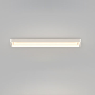 Contemporary Simplicity Rectangle Acrylic Iron LED Flush Mount Ceiling Light For Hallway