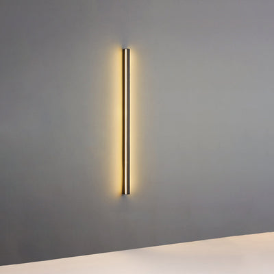 Modern Minimalist Aluminum Iron Long Strip LED Wall Sconce Lamp For Living Room