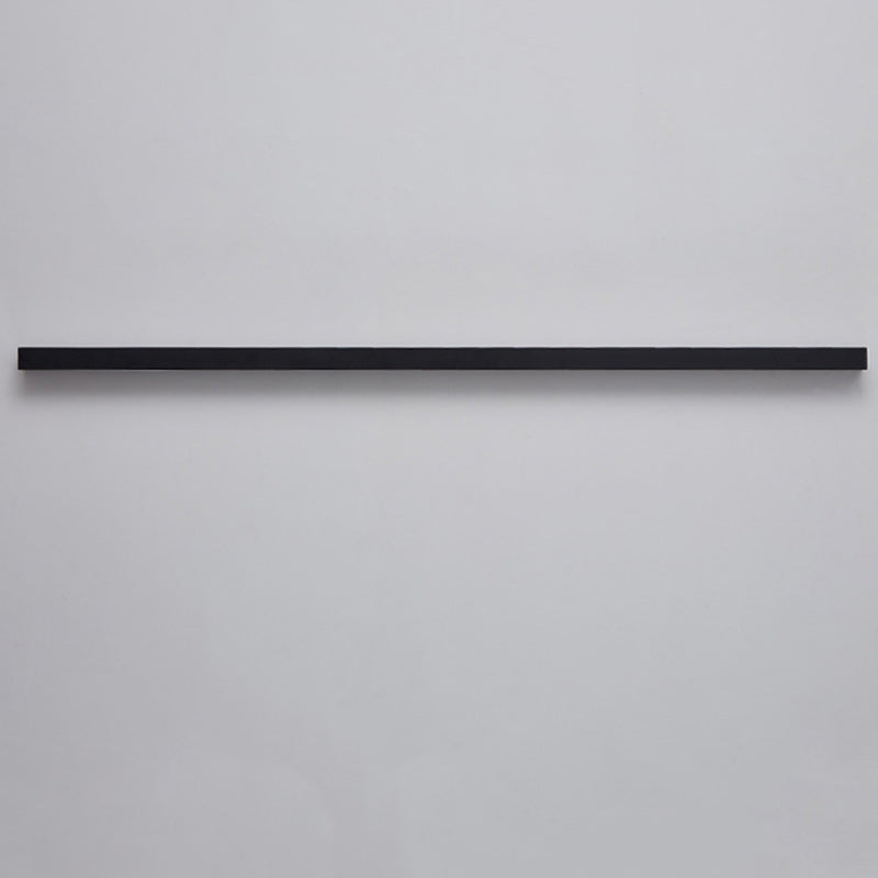 Modern Minimalist Aluminum Iron Long Strip LED Wall Sconce Lamp For Living Room