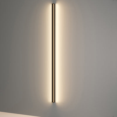 Modern Minimalist Aluminum Iron Long Strip LED Wall Sconce Lamp For Living Room