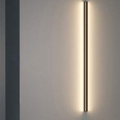 Modern Minimalist Aluminum Iron Long Strip LED Wall Sconce Lamp For Living Room