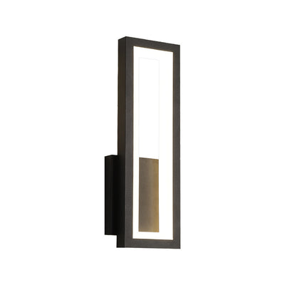 Modern Minimalist Aluminum Acrylic Rectangle LED Wall Sconce Lamp For Bedroom