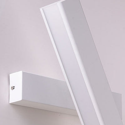 Modern Simplicity Rectangle Acrylic Aluminum LED Wall Sconce Lamp For Bedroom