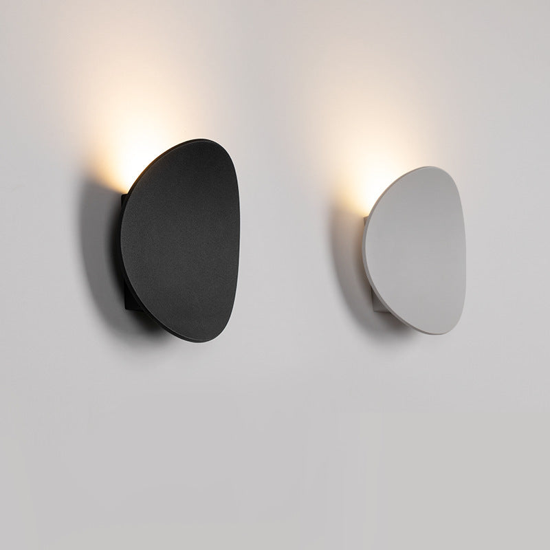 Modern Minimalist Hardware Aluminum Round LED Wall Sconce Lamp For Hallways