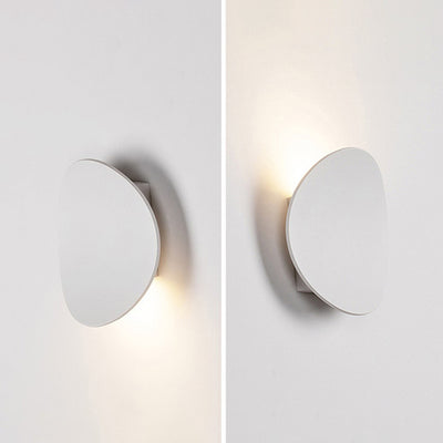 Modern Minimalist Hardware Aluminum Round LED Wall Sconce Lamp For Hallways