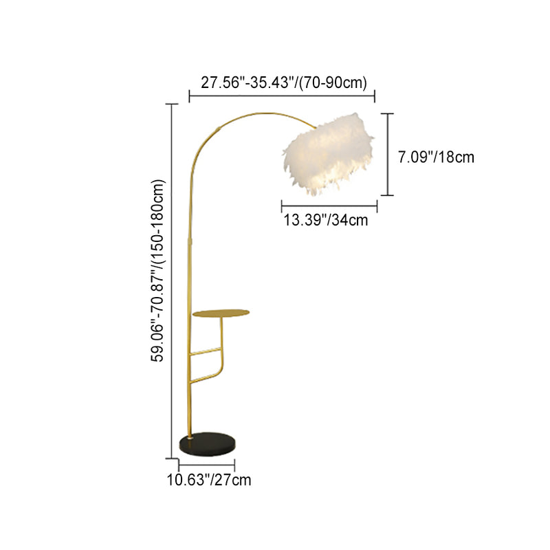 Lampe de table LED en verre avec matériel minimaliste moderne 