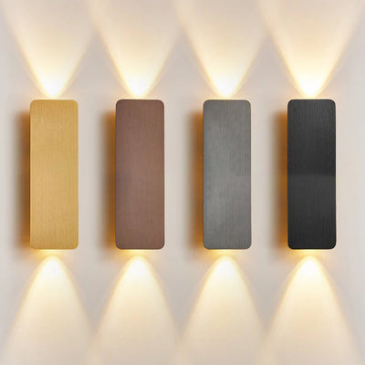 Modern Minimalist Aluminum Small Square LED Wall Sconce Lamp For Hallways