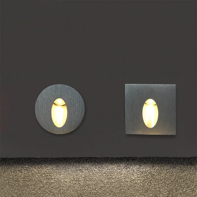 Modern Art Deco Round Square Aluminum Waterproof LED Wall Sconce Lamp For Hallways