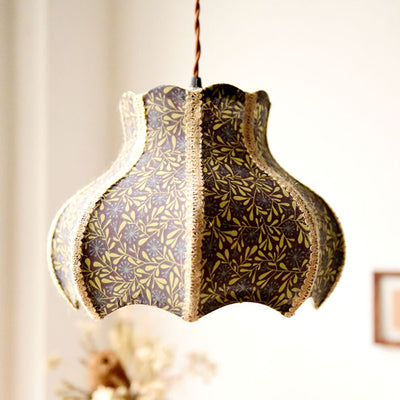 Traditional Rustic Pattern Fabric 1 - Light Pendant Light For Living Room