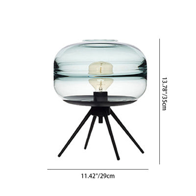 Contemporary Nordic Glass Iron 1 - Light Table Lamp For Living Room