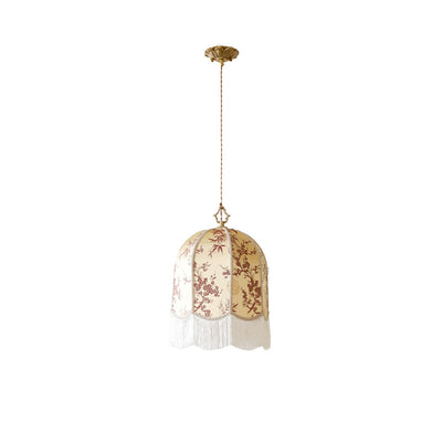 Traditional Chinese Embroidery Fabric Iron 1 - Light Pendant Light For Living Room