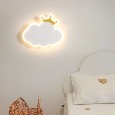 Moderne Einfachheit Wolken Acryl Eisen LED Wandleuchte Lampe für Nacht 