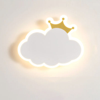 Moderne Einfachheit Wolken Acryl Eisen LED Wandleuchte Lampe für Nacht 