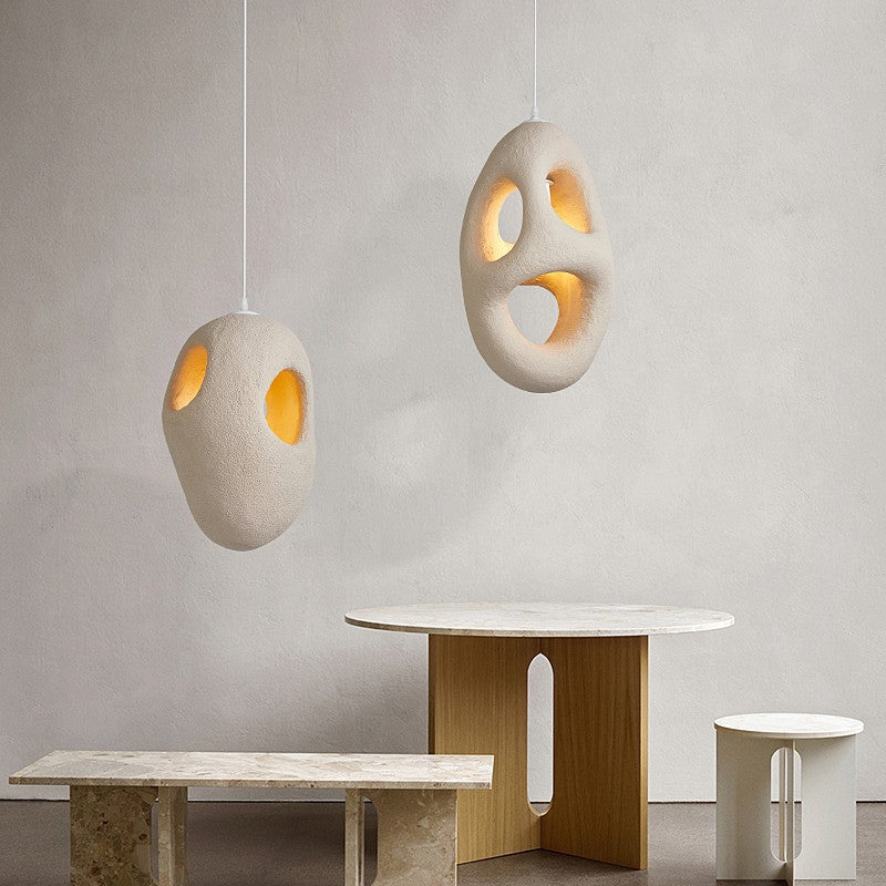 Contemporary Creative Porous Polystyrene 1 - Light Pendant Light For Dining Room