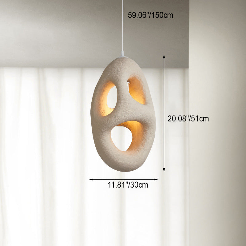 Contemporary Creative Porous Polystyrene 1 - Light Pendant Light For Dining Room