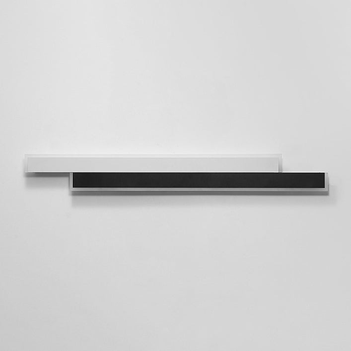 Modern Minimalist Splicing Long Strip Iron Acrylic LED Wall Sconce Lamp For Living Room