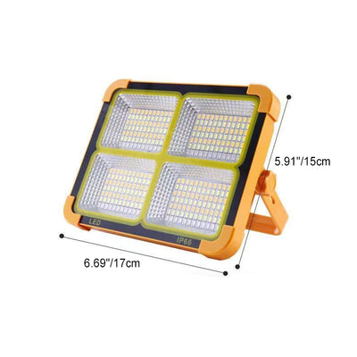 Modern Simplicity Solar Waterproof Square PE Silicone LED Outdoor Light For Outdoor