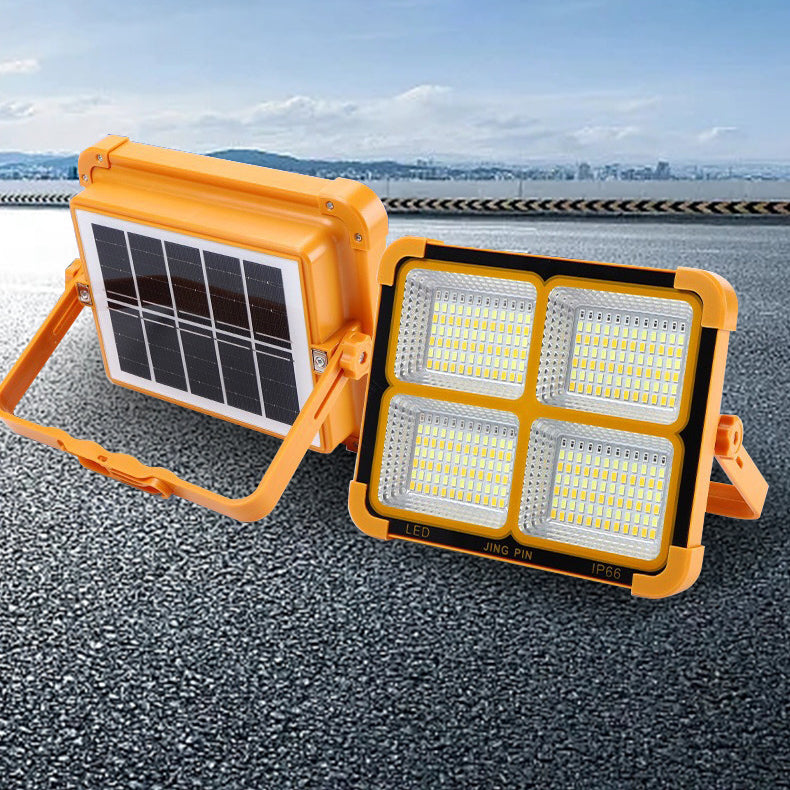 Modern Simplicity Solar Waterproof Square PE Silicone LED Outdoor Light For Outdoor