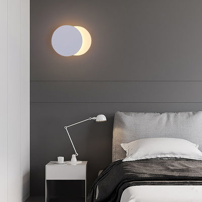 Modern Minimalist Round Splicing Extendable Iron Acrylic LED Wall Sconce Lamp For Bedroom