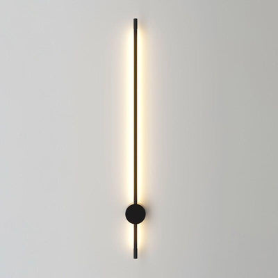 Modern Art Deco Long Stick Iron Aluminum Silicone LED Wall Sconce Lamp For Living Room