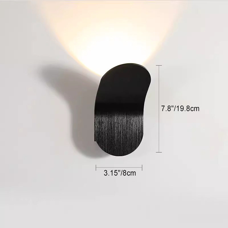 Moderne minimalistische drehbare LED-Wandleuchte