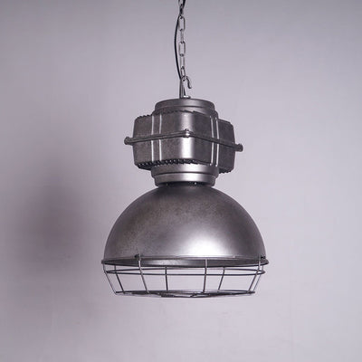 Contemporary Industrial Semicircle Stainless Steel Aluminum 1 - Light Pendant Light For Dining Room