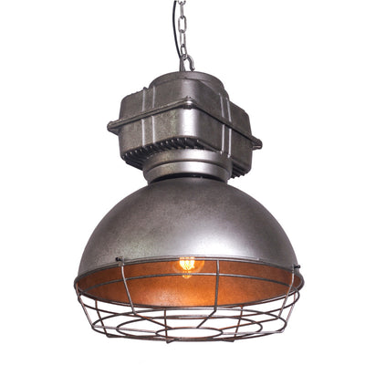 Contemporary Industrial Semicircle Stainless Steel Aluminum 1 - Light Pendant Light For Dining Room