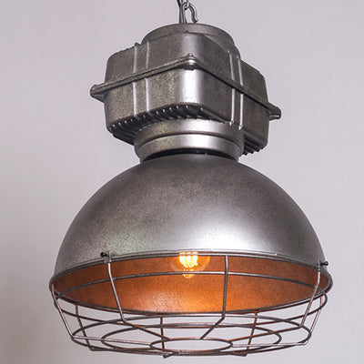 Contemporary Industrial Semicircle Stainless Steel Aluminum 1 - Light Pendant Light For Dining Room