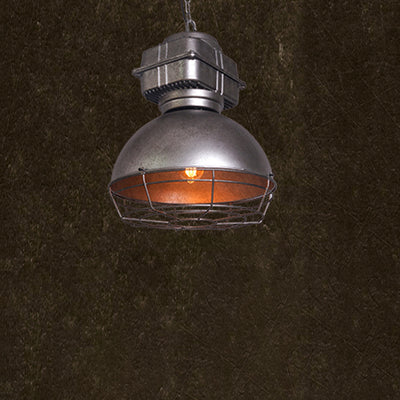 Contemporary Industrial Semicircle Stainless Steel Aluminum 1 - Light Pendant Light For Dining Room