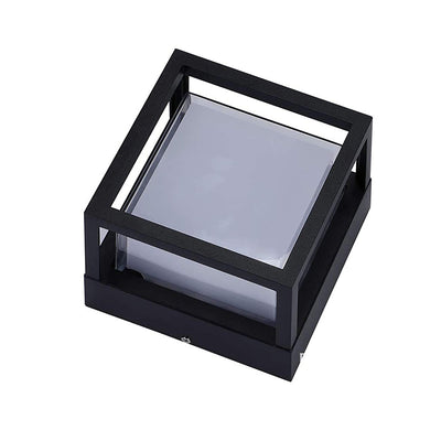 Modern Simplicity Waterproof Square Cube Aluminum Acrylic PVC LED Wall Sconce Lamp For Hallways