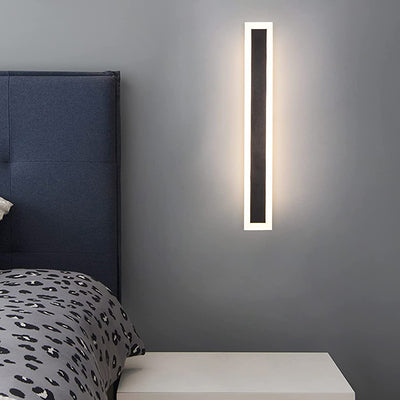 Modern Minimalist Waterproof Long Stick Iron Acrylic LED Wall Sconce Lamp For Outdoor Patio