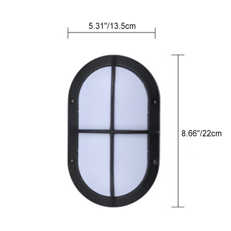 Moderne Einfachheit Polygon Aluminium wasserdicht 3/5/7 - Licht LED Wandleuchte Lampe für Außenterrassen 