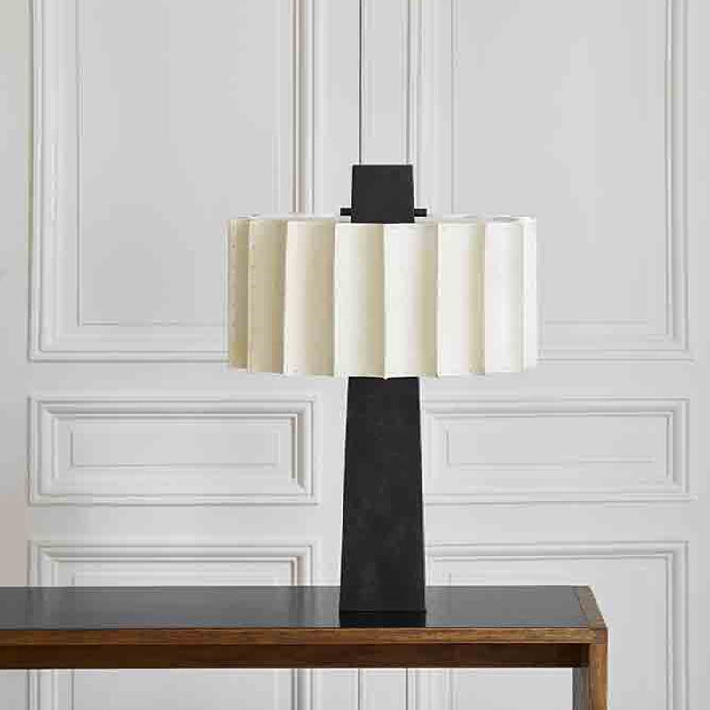 Contemporary Nordic Fabric Lampshade Hardware 1 - Light Table Lamp For Living Room